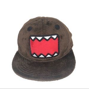 Fuzzy Furry Brown Domo SnapBack Hat